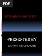 Download RAM-ROM-PPT by Yatin Kshirsagar SN111008471 doc pdf