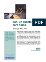 Iraq :un cuento  para niños.  Santiago Alba Rico 26-02-02