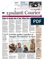 Ypsilanti Courier Front Page Oct. 25, 2012