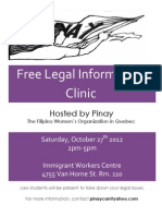 Legal Clinic Poster