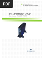 Liebert GXT2 500VA to 10 kVA - 50Hz - Users Manual - 3000VA