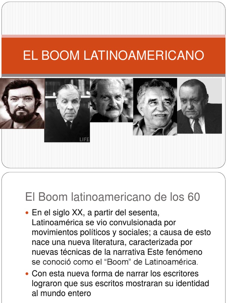 El Boom Latinoamericano Ficción y literatura