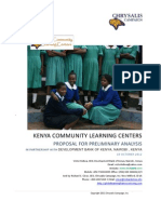 Dev Bank Kenya Kenya - Community Learning Centers Strategic Plan Proposal