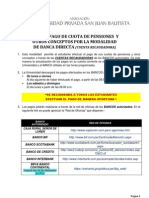 Guía de Pago de Cuotas de Pensiones y Otros Conceptos Por La Modalidad de Banca Directa V 3 0