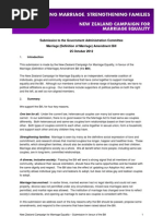 Download New Zealand Campaign for Marriage Equality Submission in Favour of the Marriage Definition of Marriage Amendment Bill by Conrad Reyners SN111080844 doc pdf