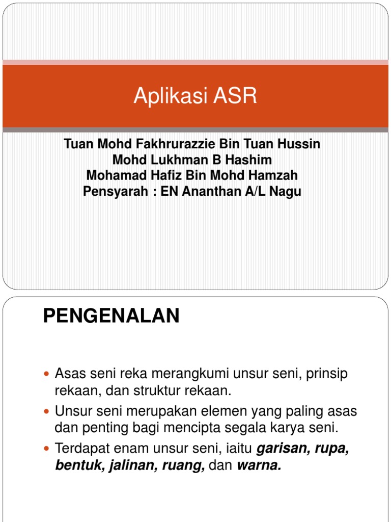 Aplikasi ASR | PDF