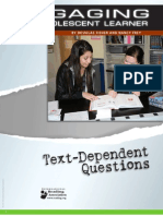 Text Dependend Questions