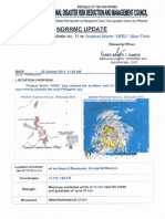 NDRRMC Update On SWB No.11 For Ts Ofel As of 25 Oct12, 11am