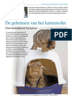 (On) Zindelijkheid Bij Katten