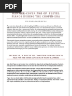 Pleyel Hammer-Coverings in the Chopin Era