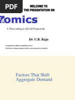 4. Price Setting in AD-As Framework