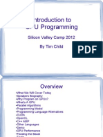 Intro to GPU Programming