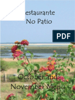 No Patio Menu