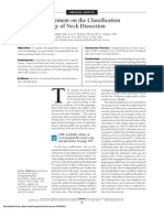 Consensus Statement on the Classification and Terminology of Neck Dissection