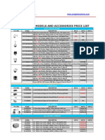 CCTV Camera Models and Accessories Price List: Auriga