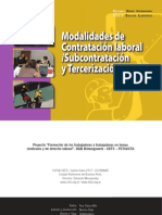 Modalidades de Contratacion Laboral Subcontratacion y Tercerizacion