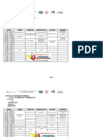 HORARIOS ING PROCESOS QUIMICOS **TODOS LOS TRAYECTOS Y TRIMESTRES**