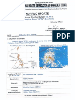 NDRRMC Update Re Severe Weather Bulletin 14 Typhoon OFEL