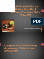 Richard González Presentación Sobre Periodizacion Tactica Conferencia Regional BNP Paribas ITF Bolivia