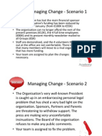Change Management - Handout - Group Work