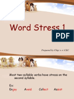 Word Stress 1