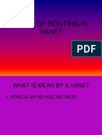 Issue of Routing in Vanet