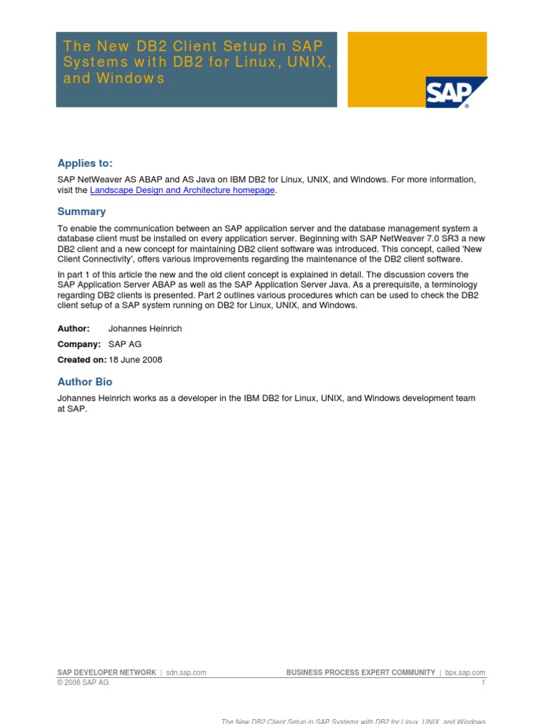 DB 2 Clients | PDF | Ibm Db2 | Command Line Interface