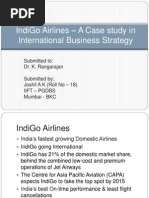 Download IndiGo Airlines  A Case study by Joshil A Karunakar SN111200452 doc pdf