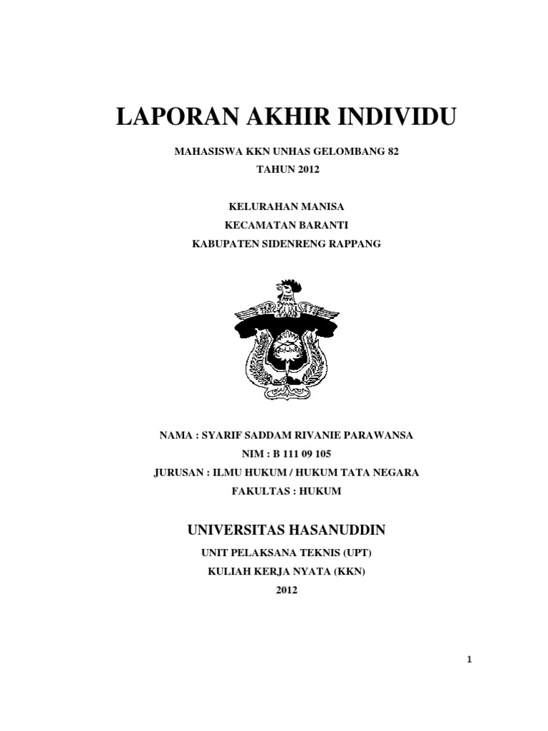 Laporan Individu Lengkap