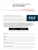 DocumentodeParticipación 25nMADRID ELPATATERO - Odt