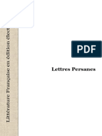 66402 Montesquieu Lettres Persanes