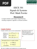 Complex Numbers and Complex-Valued Functions