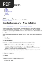 Boas Práticas em Java – Guia Definitivo