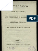 CATECISMO CIVIL DE ESPAÑA.Siglo XIX