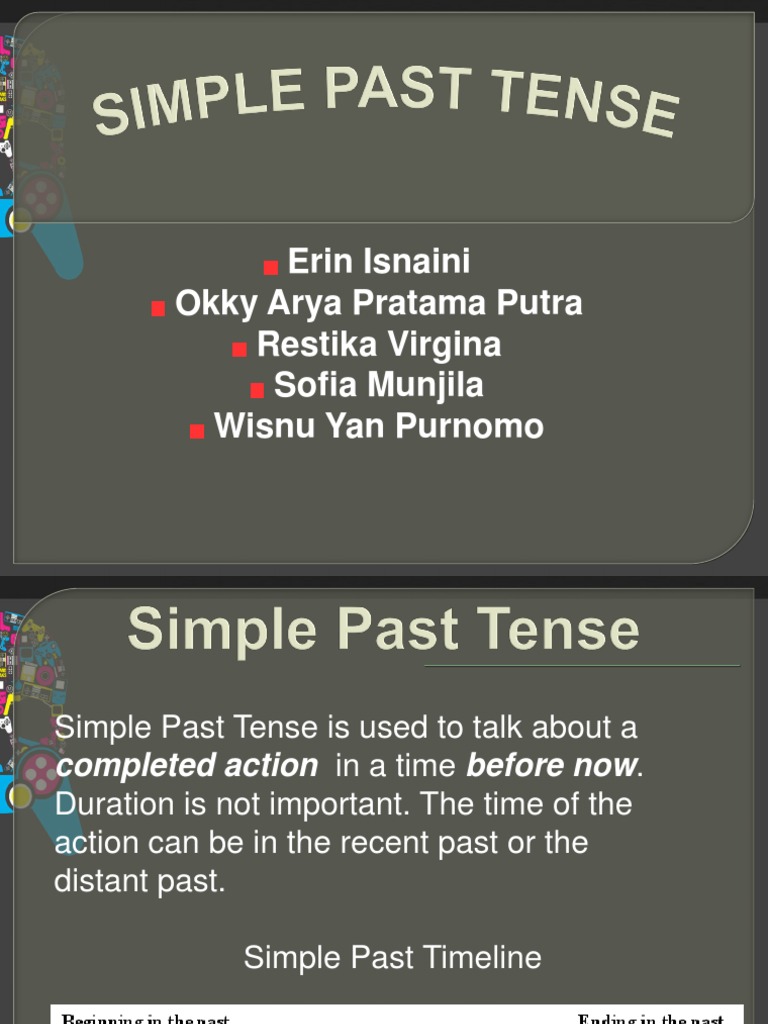 Understanding Simple Past Tense | PDF | Verb | Grammatical Tense