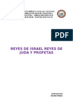 Trabajo y Cuadro de Los Reyes de Juda e Israel y Profetas