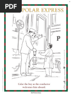 Polar Express Activities - Coloring Sheet 2