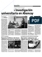 Incetivan Investigación Universitaria en Abancay