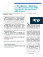 Association of Interleukin-1 Receptor Antagonist Gene Polymorphisms With Generalized Aggressive Periodontitis in An Iranian Population