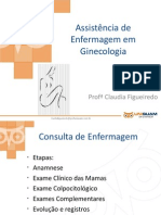 Aula 2 - Consulta de Enfermagem em Ginecologia e CA Mama