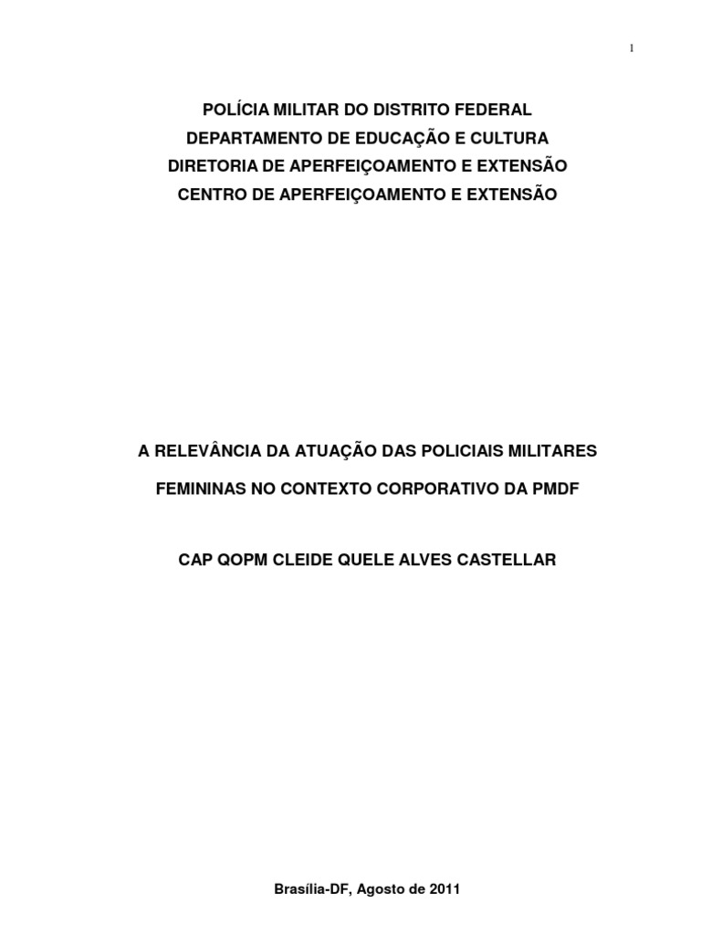 Componentes Curriculares - Departamento de Educação e Cultura - DEC - PMDF