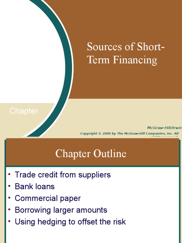 Sources of Short-Term Financing: Mcgraw-Hill/Irwin | PDF | Factoring ...