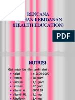 Rencana Askeb (Health Education)