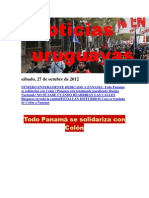 Noticias Uruguayas Sábado 27 de Octubre Del 2012