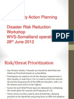 Community Action Planning - Prioritization