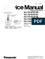 Panasonic Kxtg1070 Service Manual