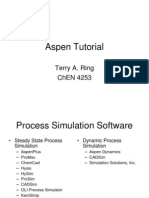 Aspen Tutorial Guide to Process Simulation Software