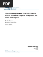 Download CRS 18OCT12 Navy Ohio Replacement SSBNX R41129 by firangionindia SN111298257 doc pdf