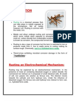 Rusting Is A Chemical Process That