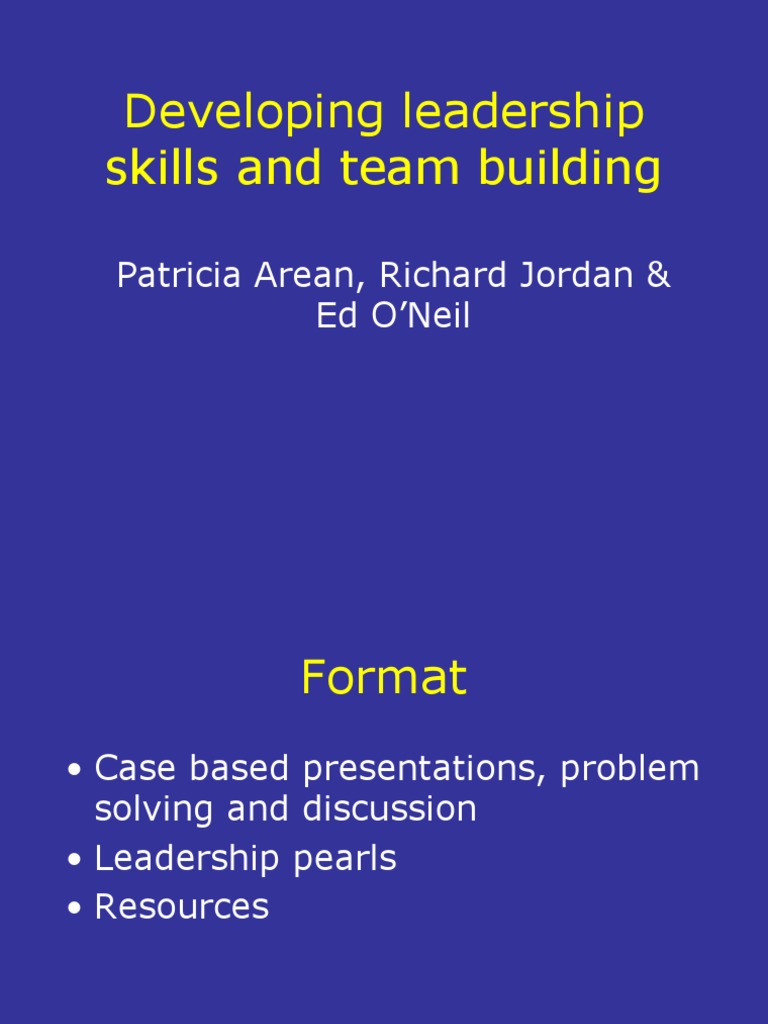 Leadership Skills and Team Building Guide | PDF | Business